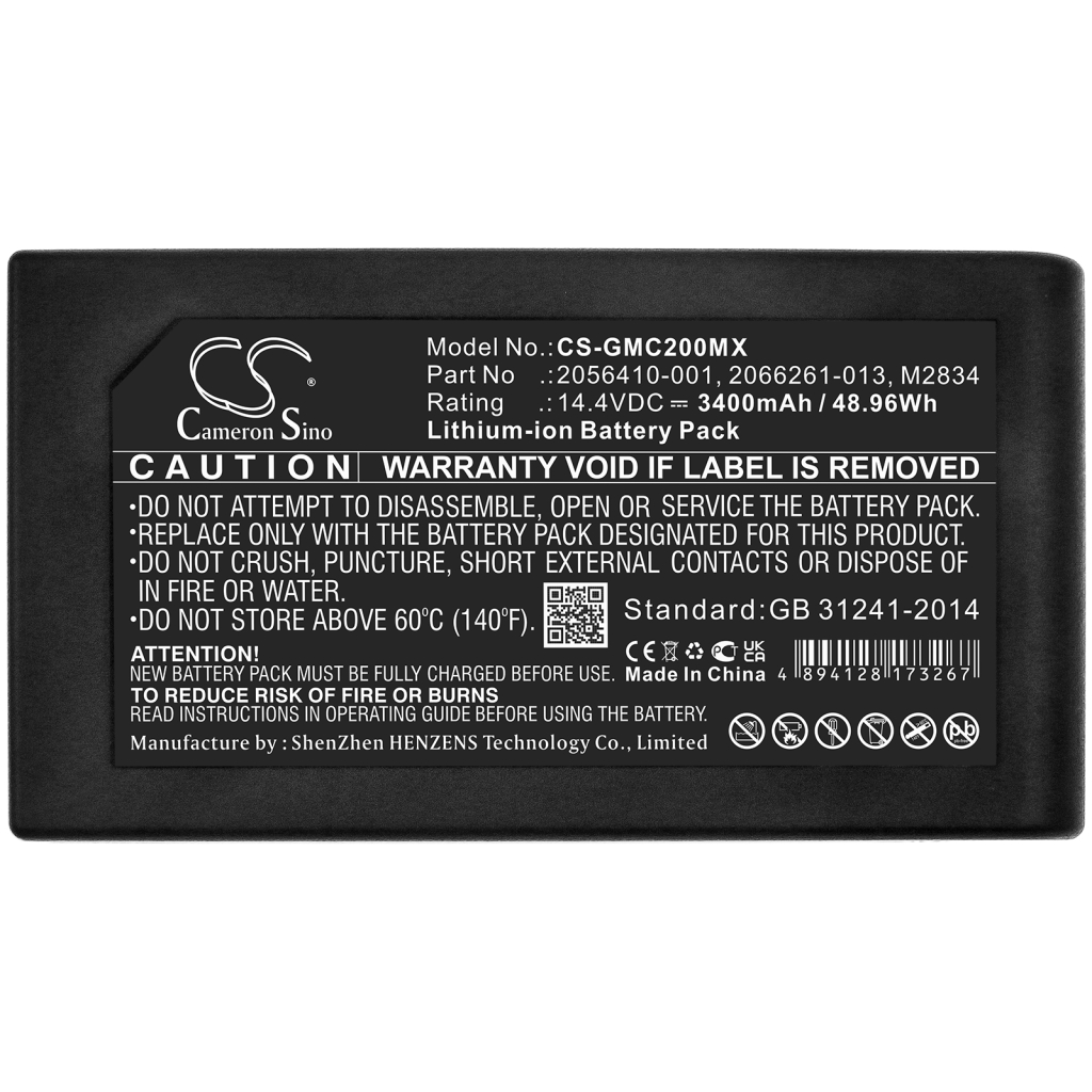 Medicinsk batteri GE CS-GMC200MX