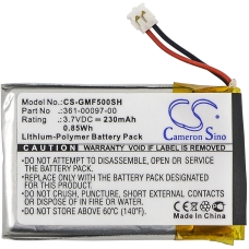 Kompatibel batteriudskiftning til Garmin 361-00097-00