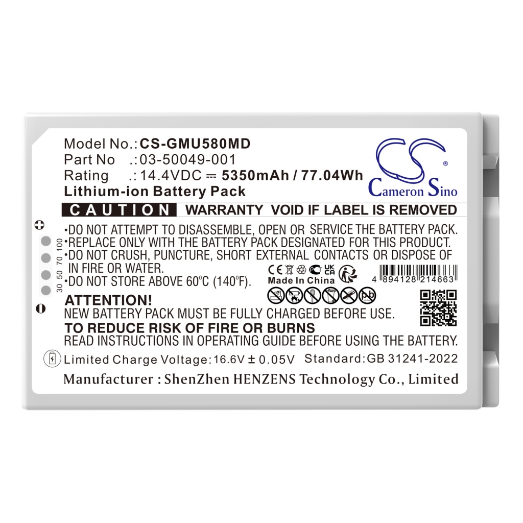 Medicinsk batteri GE CS-GMU580MD