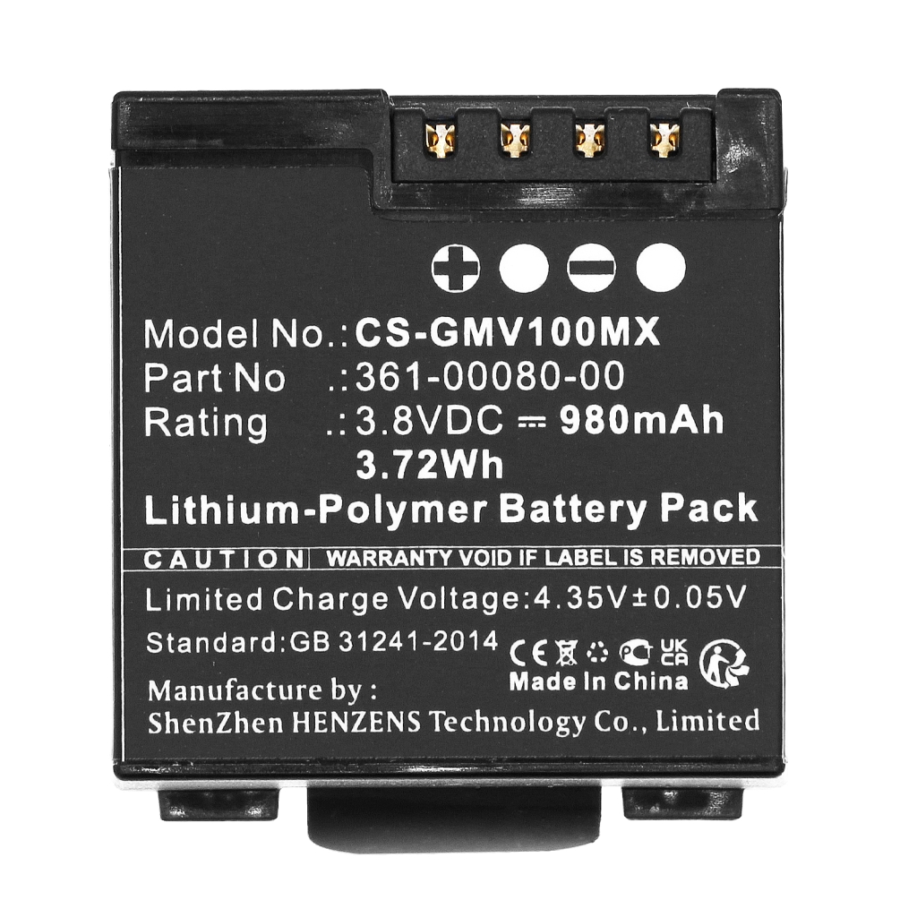 Kamerabatteri Garmin CS-GMV100MX