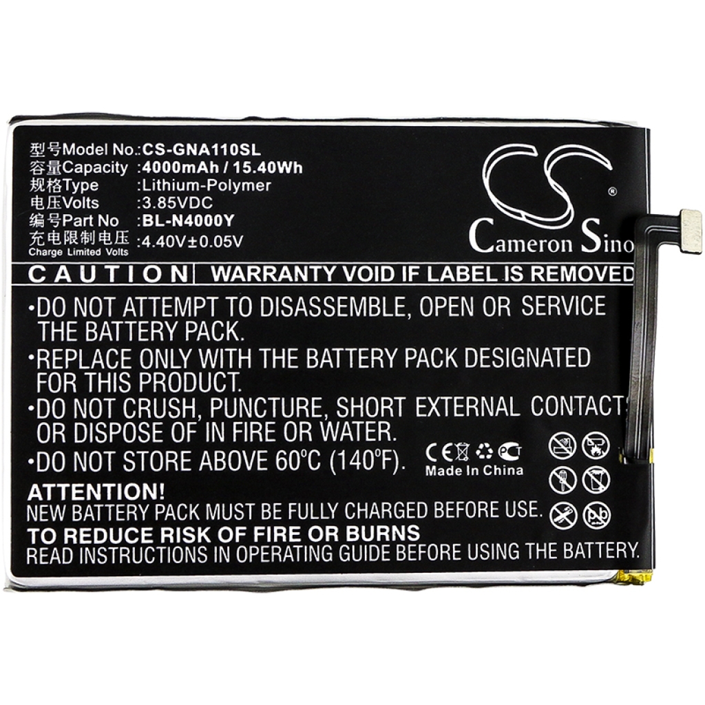 Mobiltelefonbatteri GIONEE CS-GNA110SL