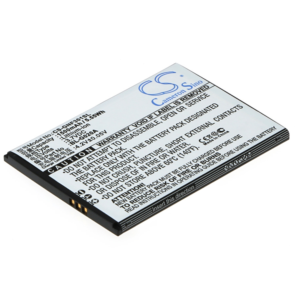 Mobiltelefonbatteri GIONEE CS-GNF301SL