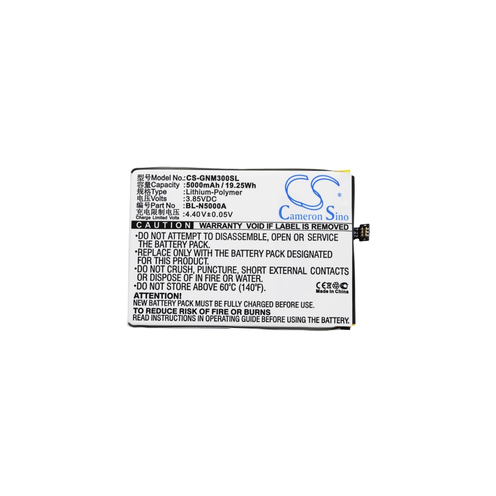 Mobiltelefonbatteri GIONEE CS-GNM300SL