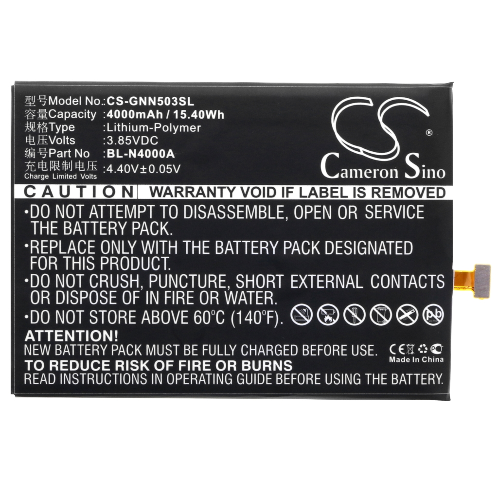Mobiltelefonbatteri GIONEE CS-GNN503SL