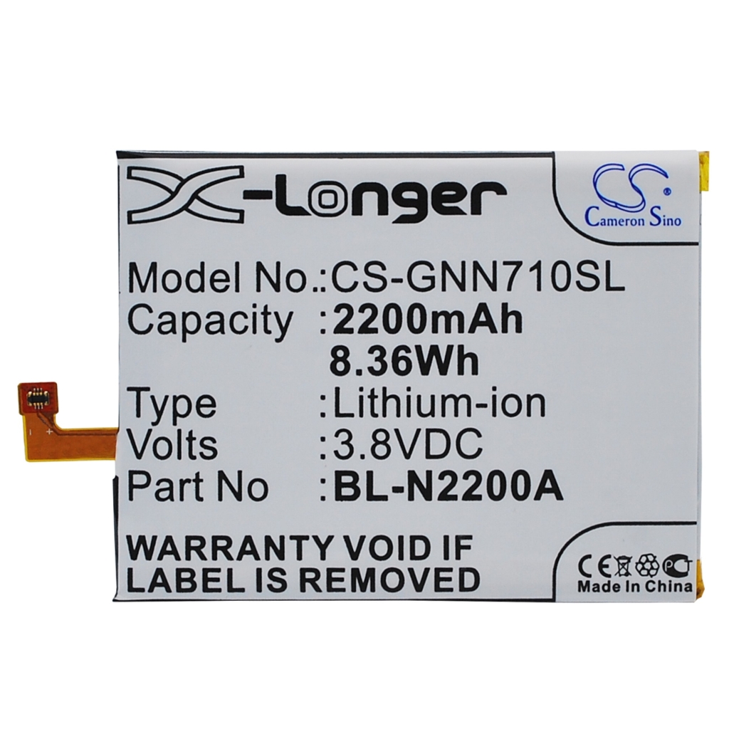 Mobiltelefonbatteri GIONEE CS-GNN710SL