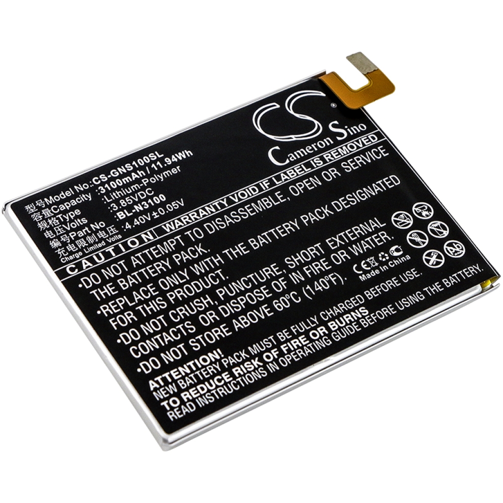 Mobiltelefonbatteri GIONEE CS-GNS100SL