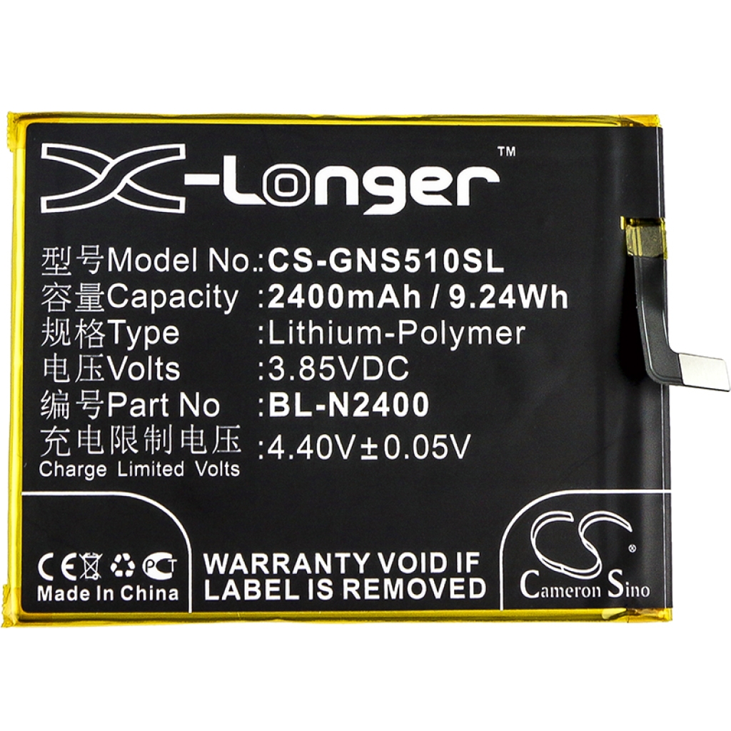 Mobiltelefonbatteri GIONEE CS-GNS510SL