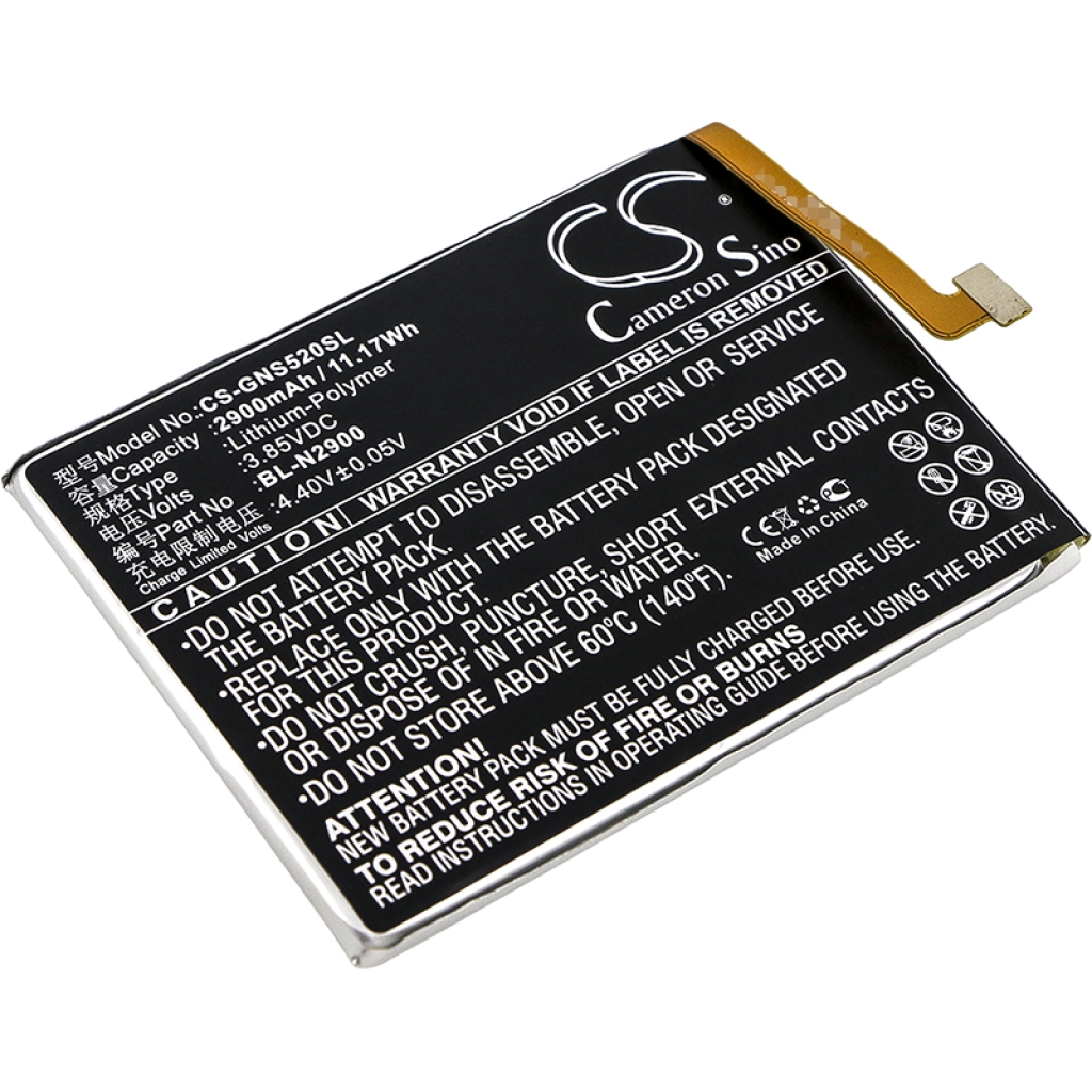 Mobiltelefonbatteri GIONEE CS-GNS520SL
