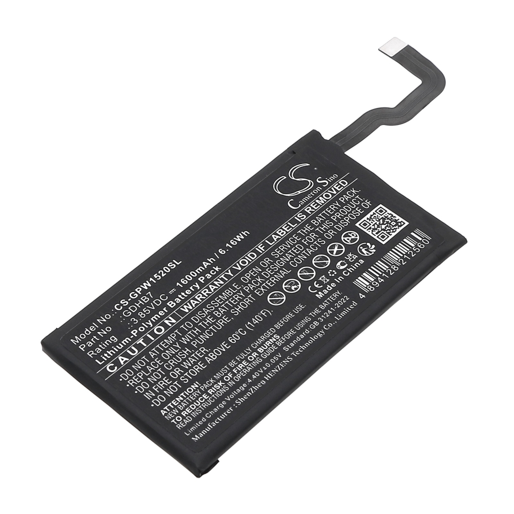 Mobiltelefonbatteri Google CS-GPW1520SL