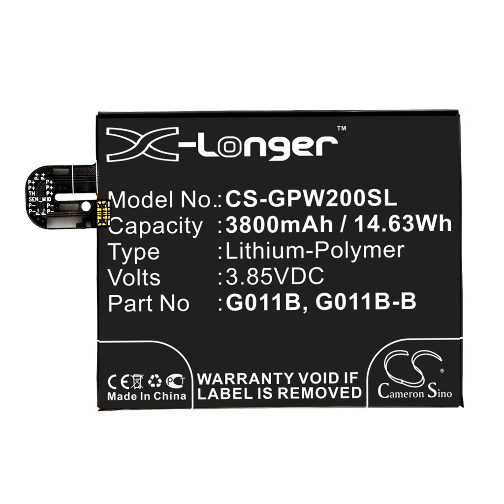 Mobiltelefonbatteri Google CS-GPW200SL