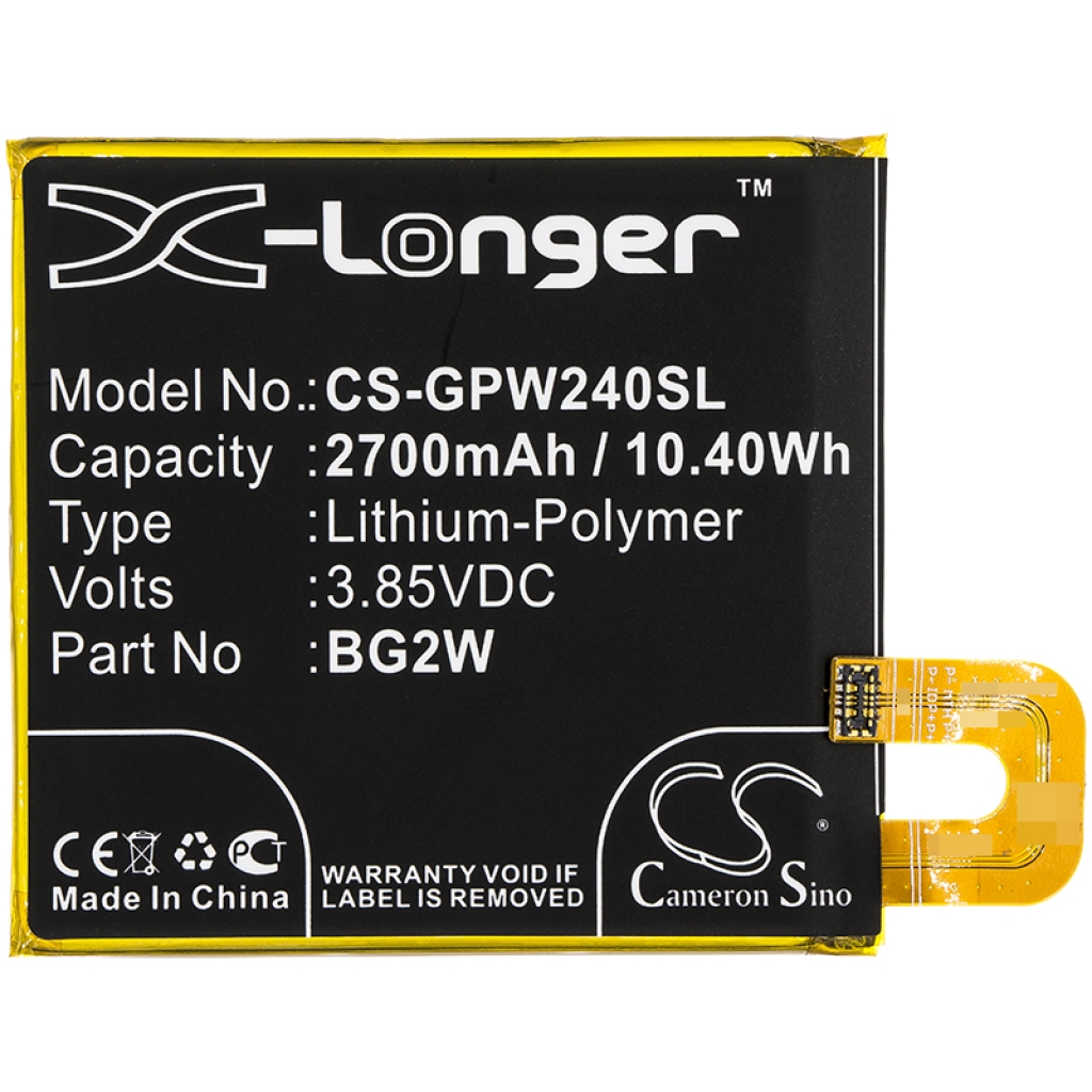 Mobiltelefonbatteri Google CS-GPW240SL