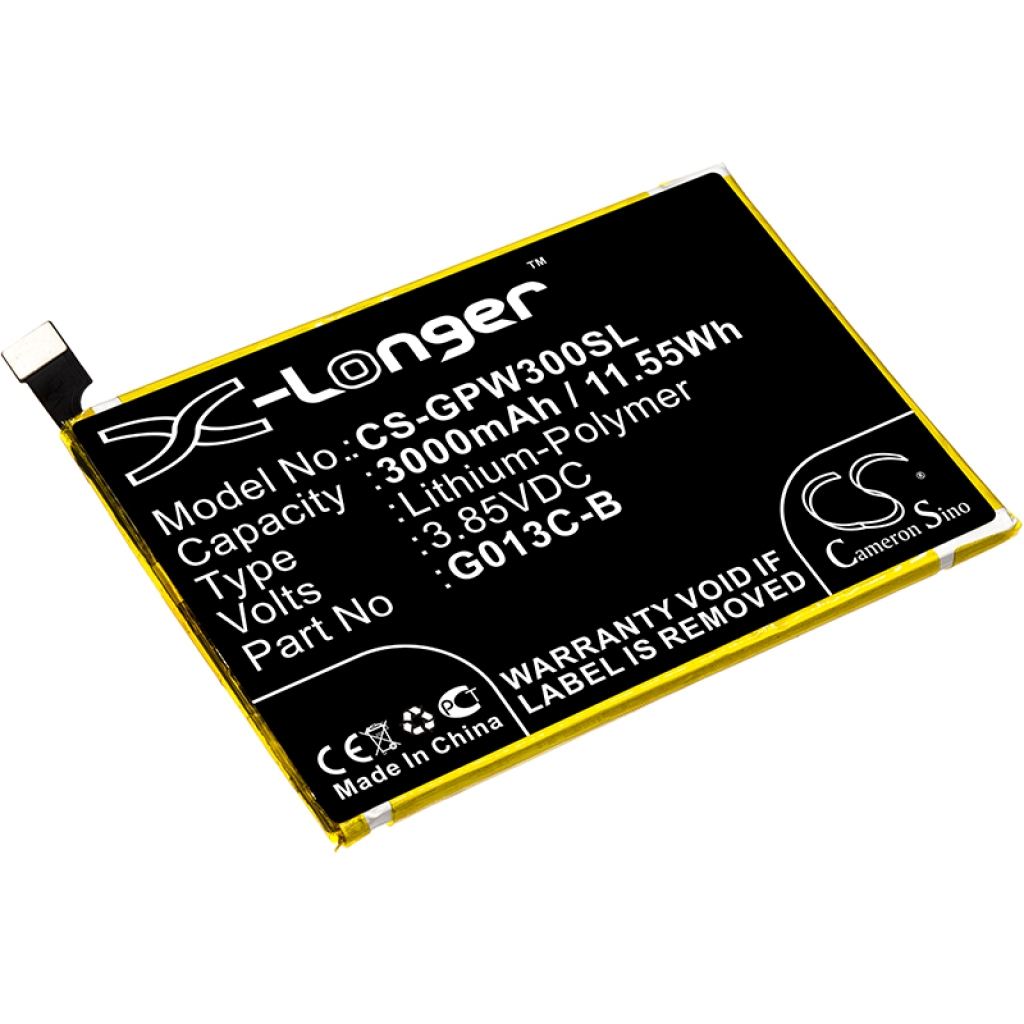 Mobiltelefonbatteri Google CS-GPW300SL