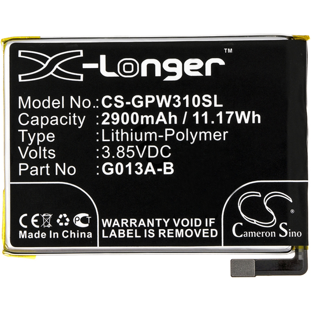 Mobiltelefonbatteri Google CS-GPW310SL