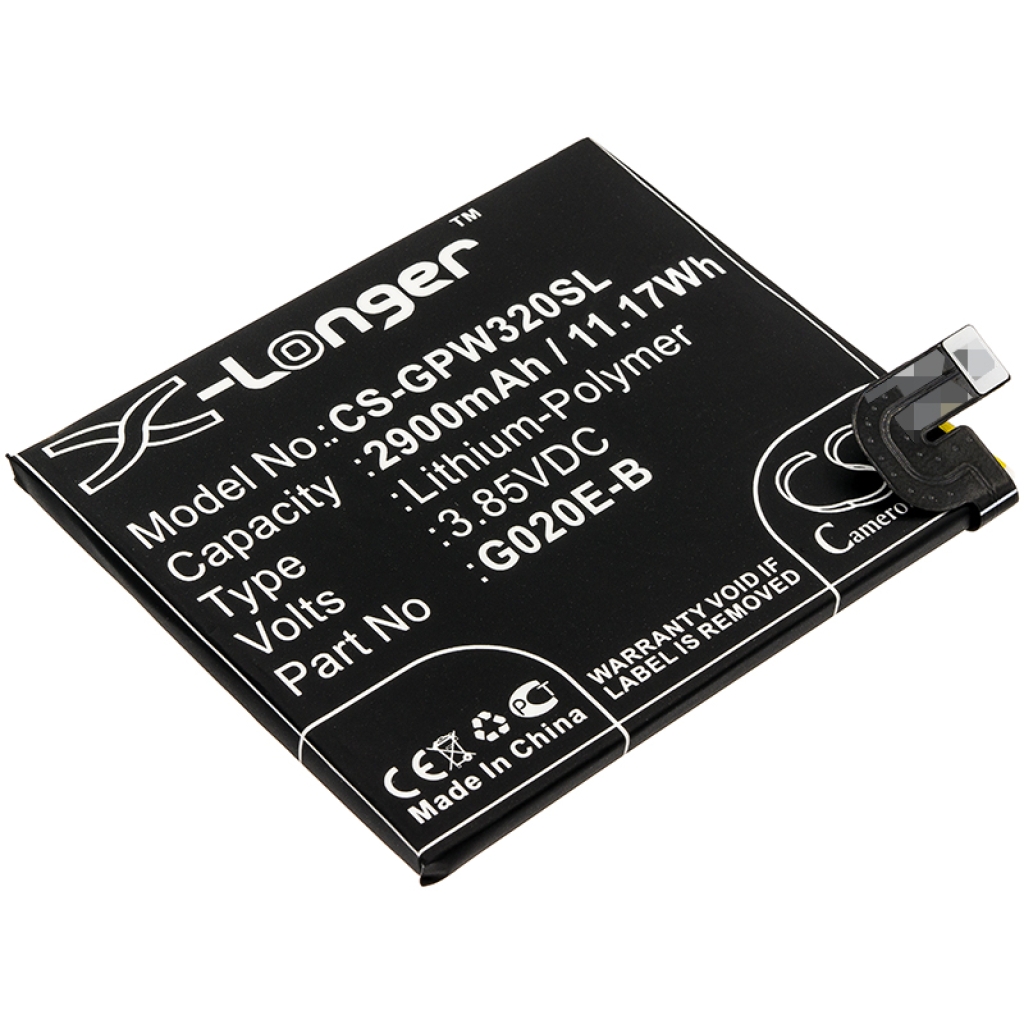 Mobiltelefonbatteri Google CS-GPW320SL