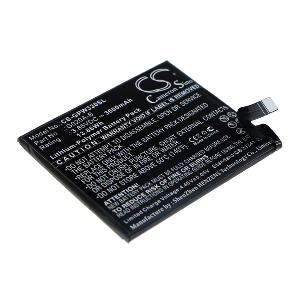 Mobiltelefonbatteri Google CS-GPW330SL
