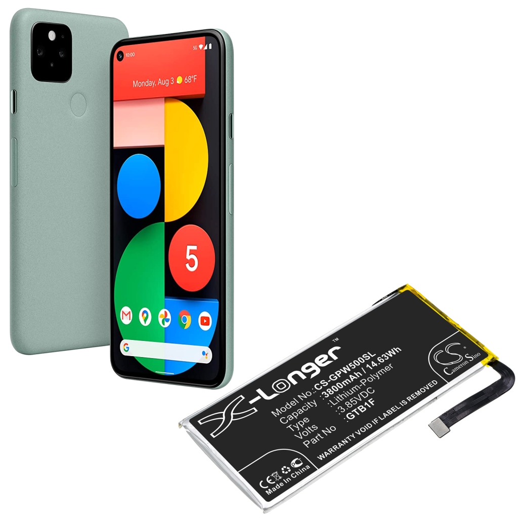 Mobiltelefonbatteri Google CS-GPW500SL