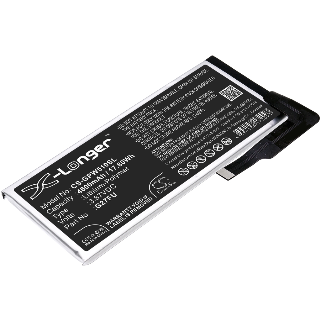 Mobiltelefonbatteri Google CS-GPW510SL