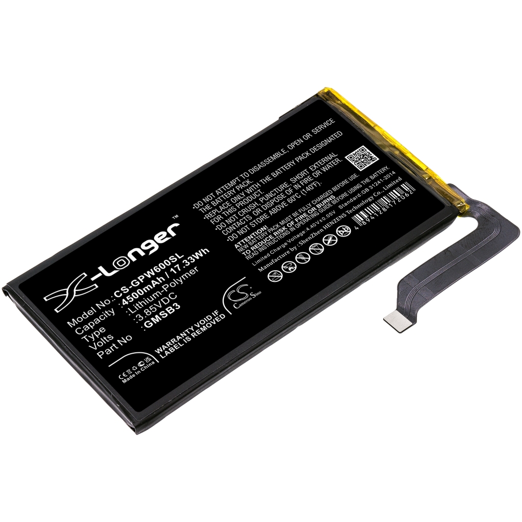 Mobiltelefonbatteri Google CS-GPW600SL