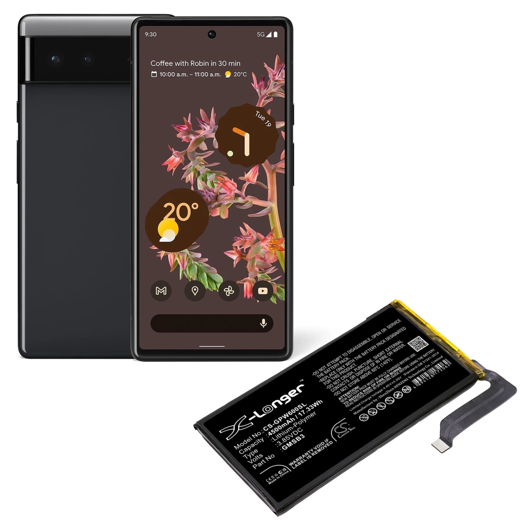 Mobiltelefonbatteri Google CS-GPW600SL