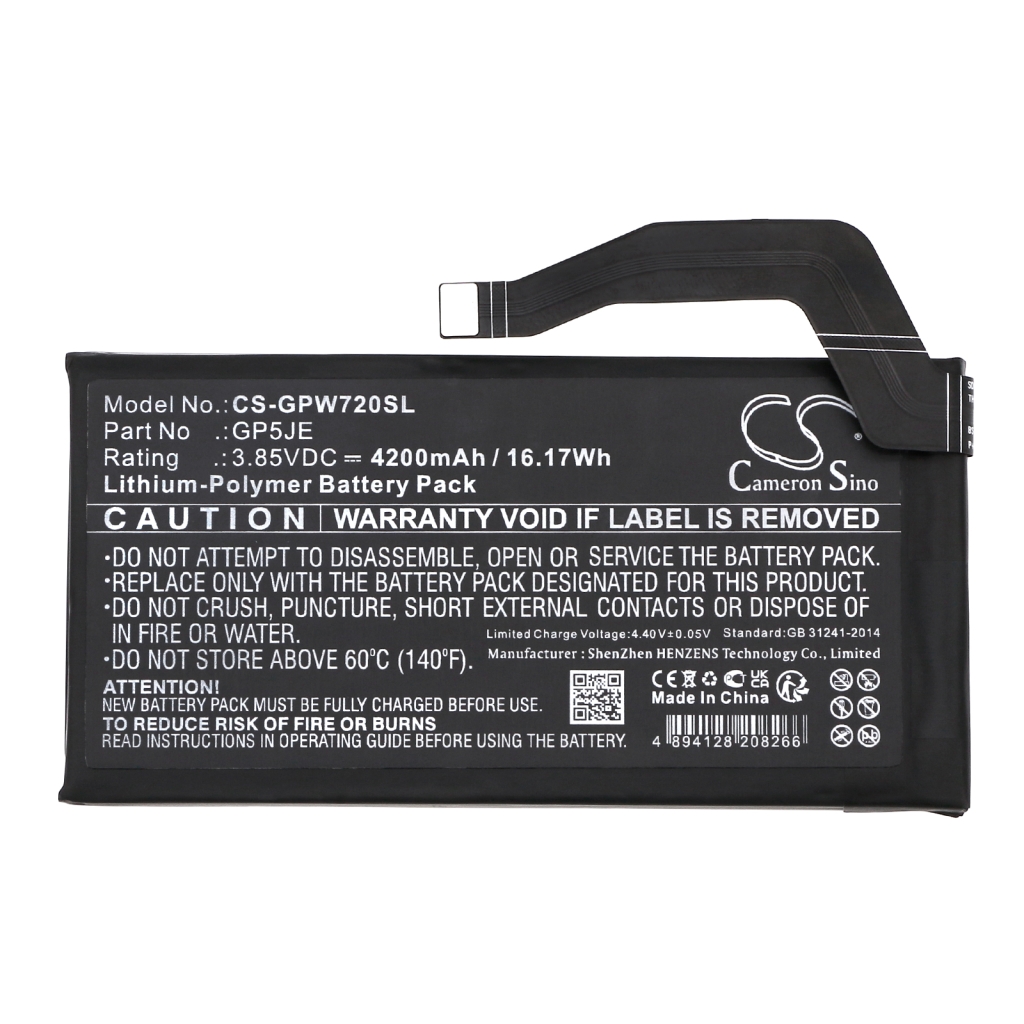 Mobiltelefonbatteri Google CS-GPW720SL