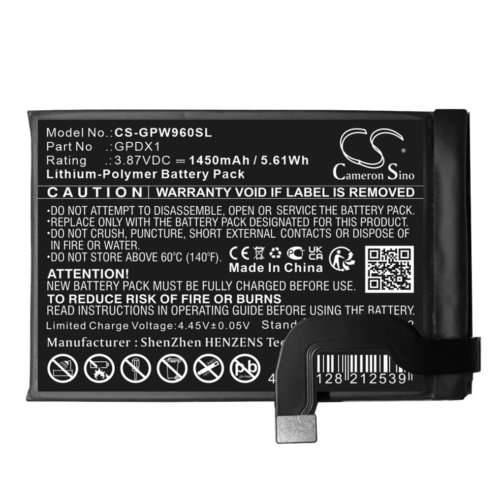 Mobiltelefonbatteri Google CS-GPW960SL