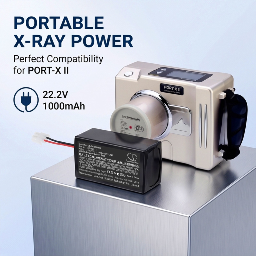 Batterier kompatibel med GENORAY PORT-X Ⅱ CS-GPX200MD
