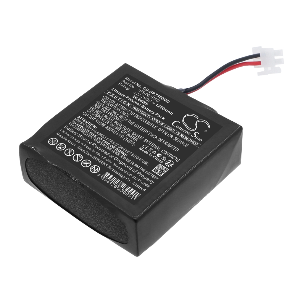 Batterier kompatibel med GENORAY PORT-X Ⅲ CS-GPX300MD