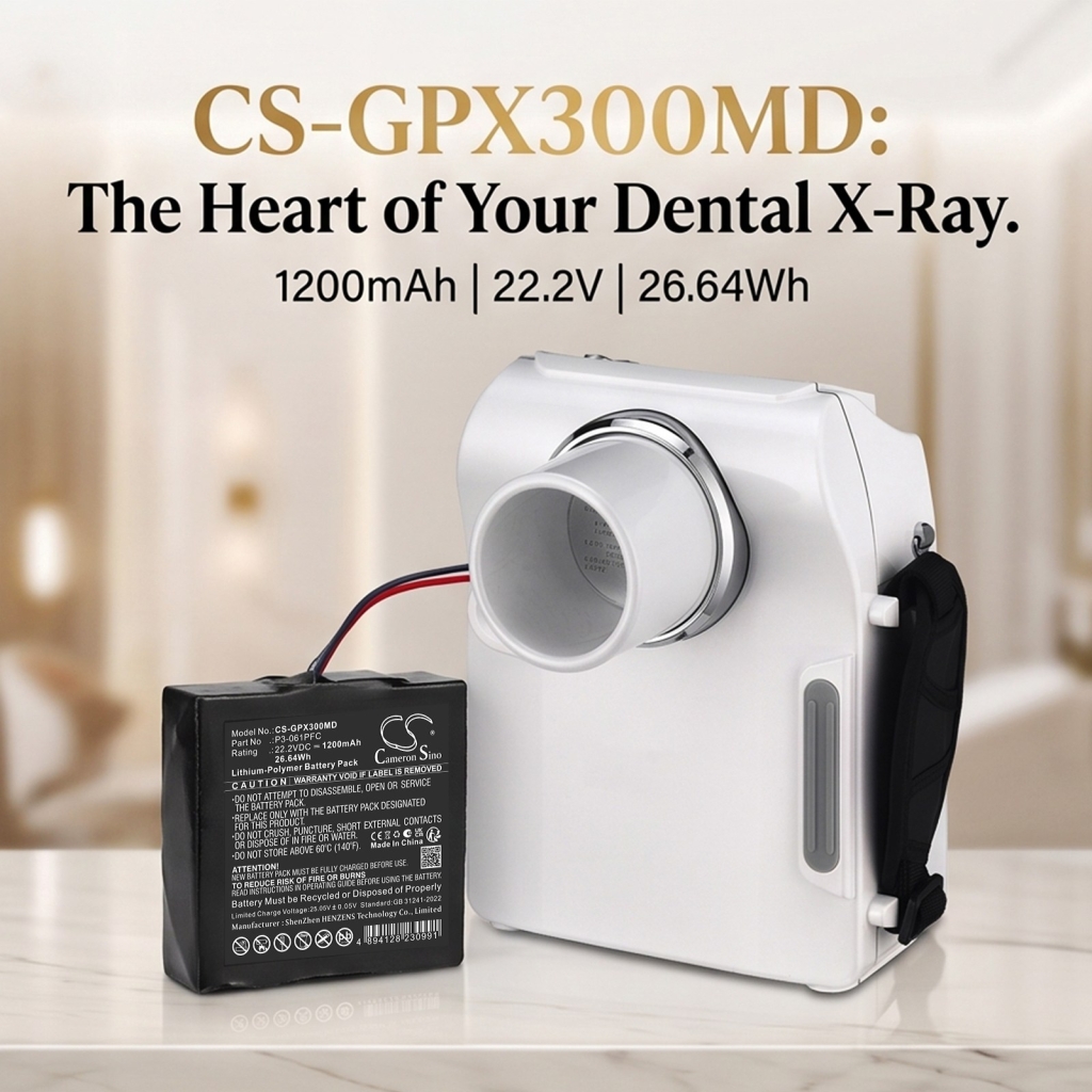 Batterier kompatibel med GENORAY PORT-X Ⅲ CS-GPX300MD
