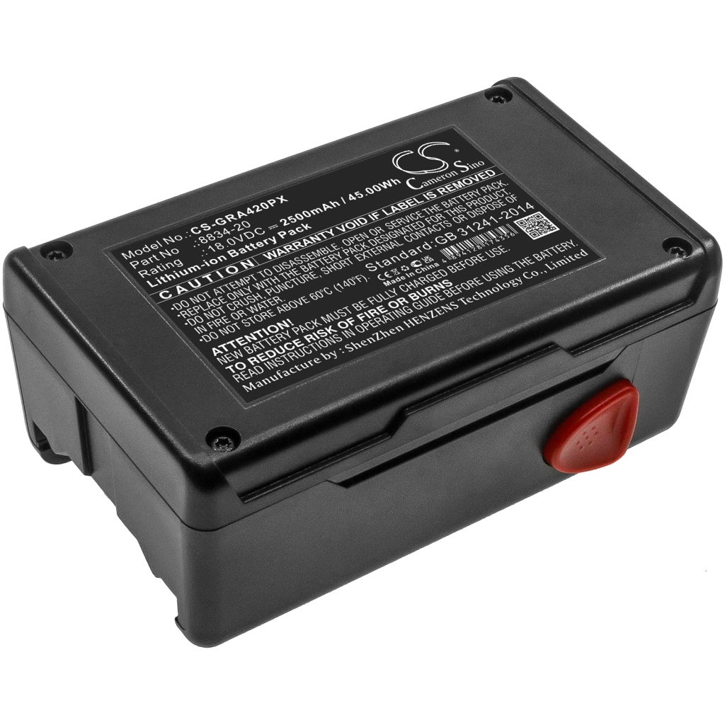 Batteri til elværktøj Gardena CS-GRA420PX
