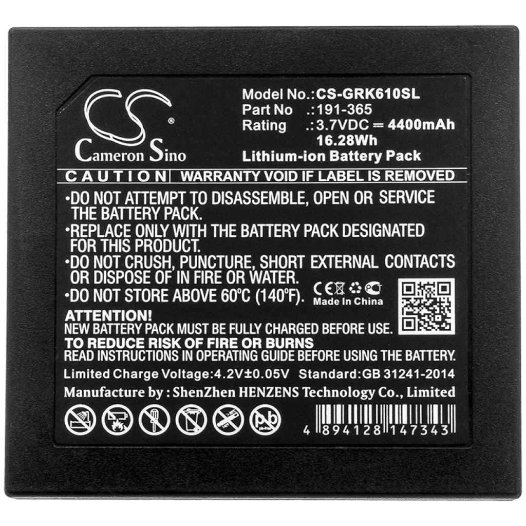 Batteri til elværktøj Ge CS-GRK610SL