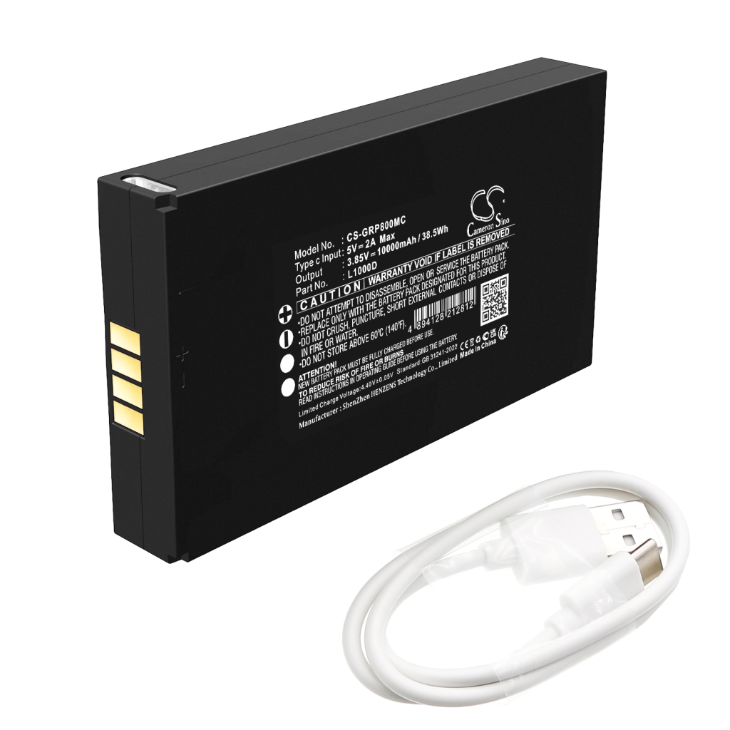Batterier til sportsudstyr Gardepro CS-GRP800MC