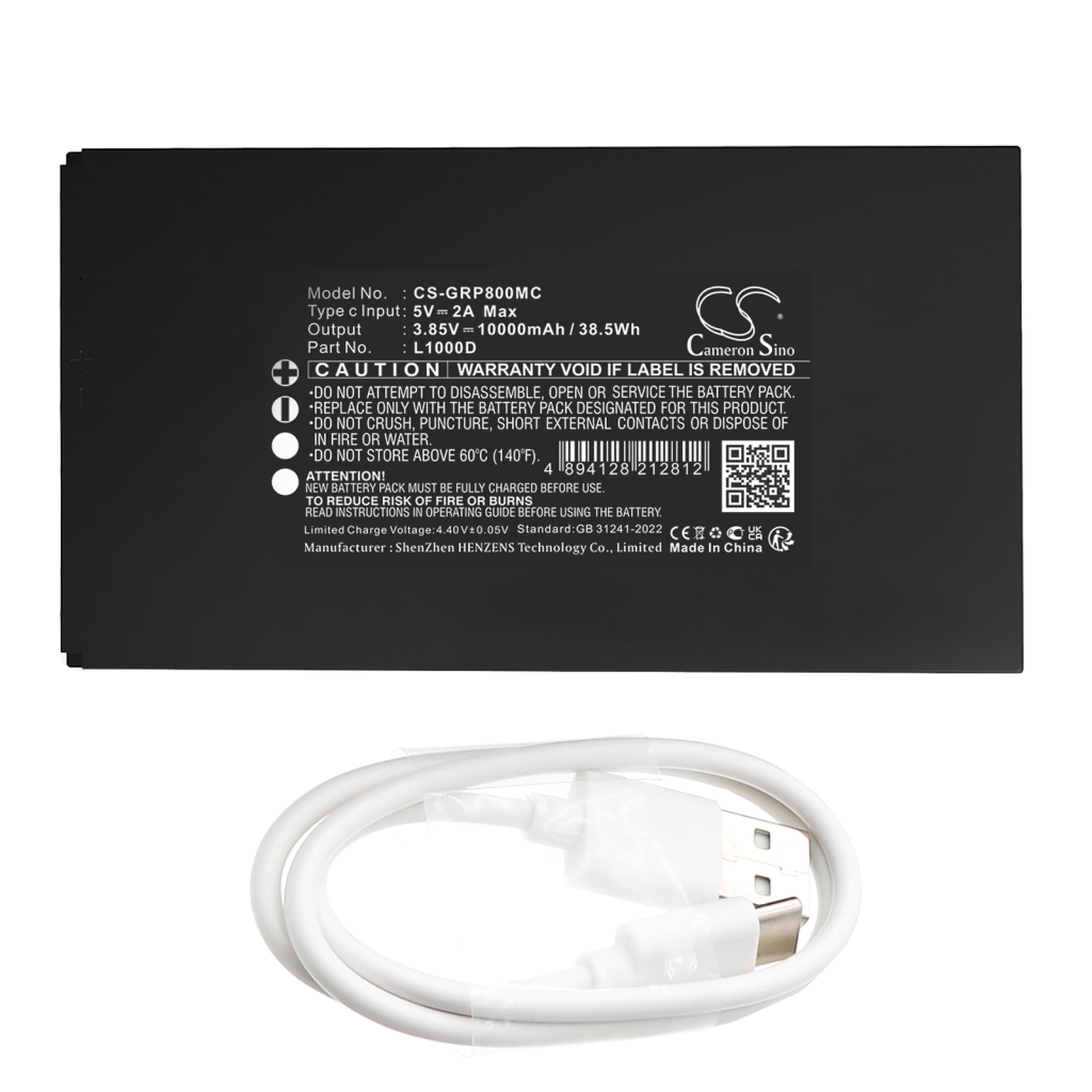 Batterier til sportsudstyr Gardepro CS-GRP800MC