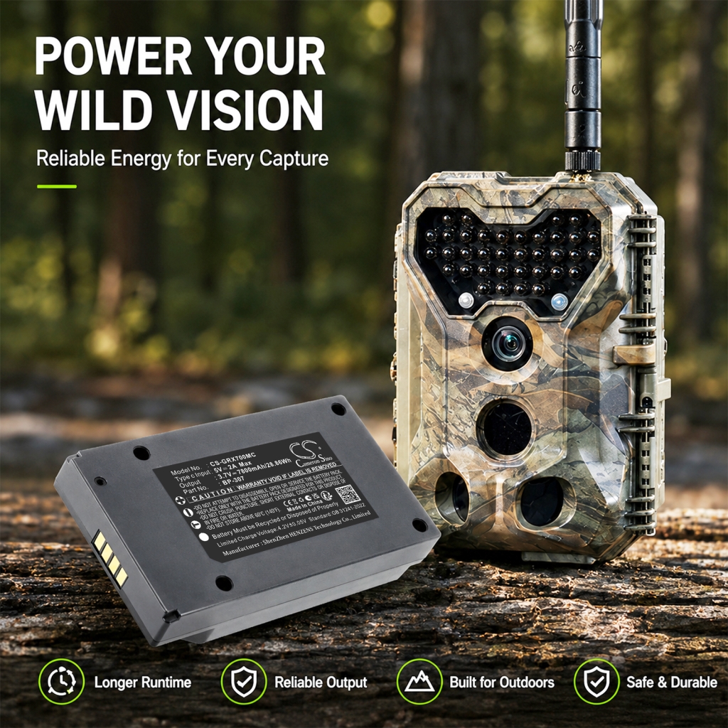 Batteri kompatibel med Gardepro Meidase CS-GRX700MC