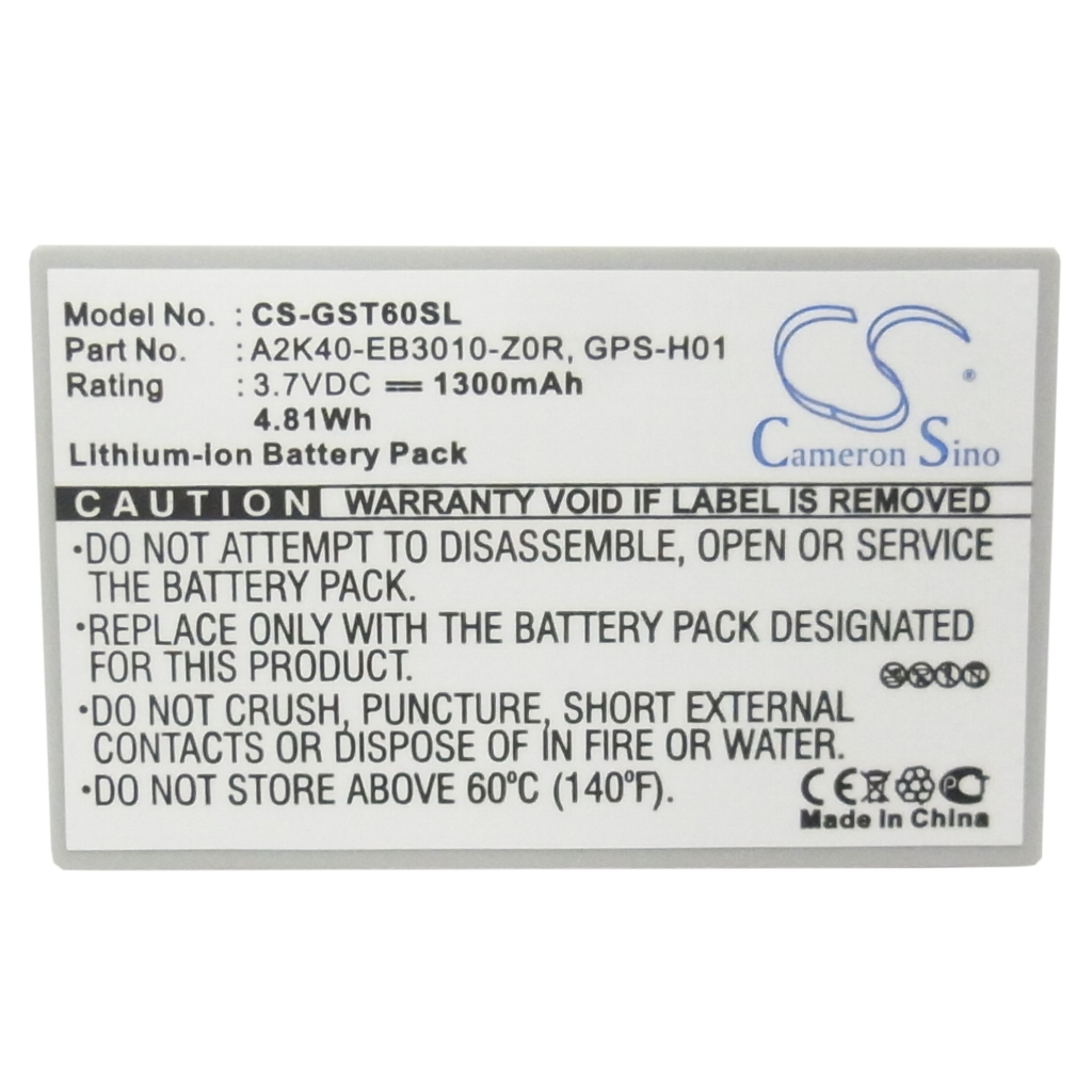 Mobiltelefonbatteri Gigabyte CS-GST60SL
