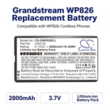 Kompatibel batteriudskiftning til Grandstream UGS-03