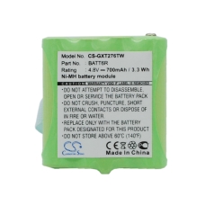 Kompatibel batteriudskiftning til Uniden AVP6,BATT-6R,BATT6R