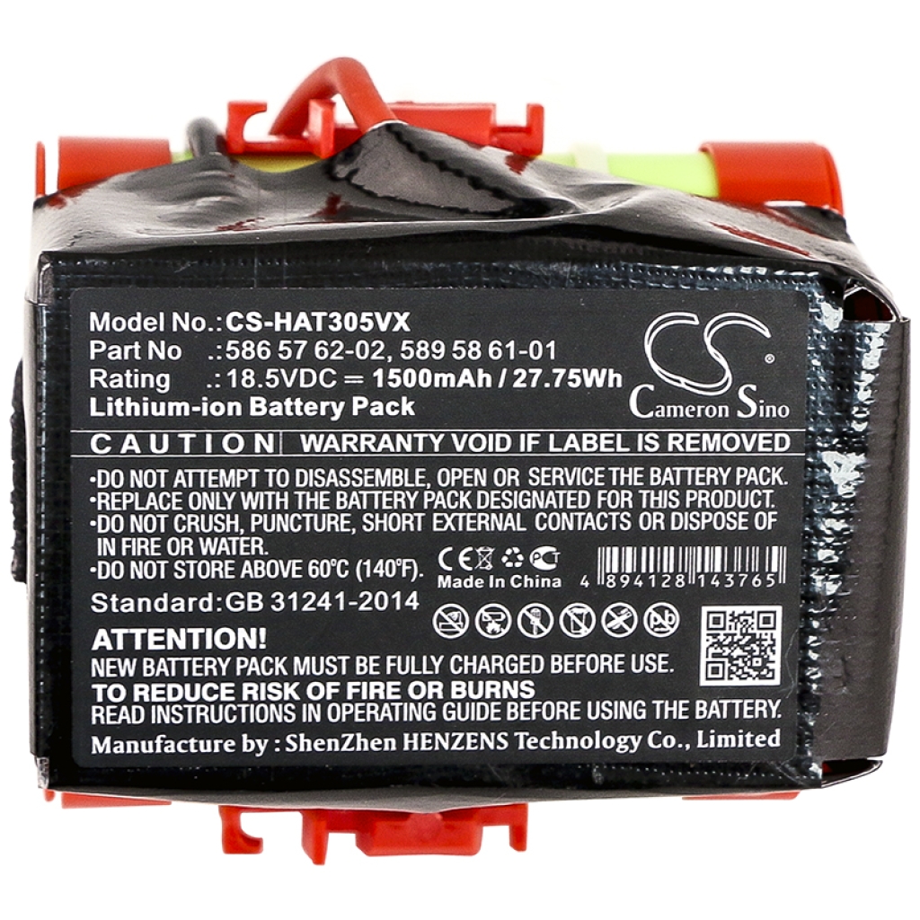 Cameron Sino CS-HAT305VX Li-ion batteripakke, etiket 18,5V 1500mAh 27,75Wh
