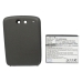 Cameron Sino CS-HDE200XL frontetiketvisning: 2400mAh 8,8Wh Rechargeable Li-ion, mørkt udvidet bagdæksel