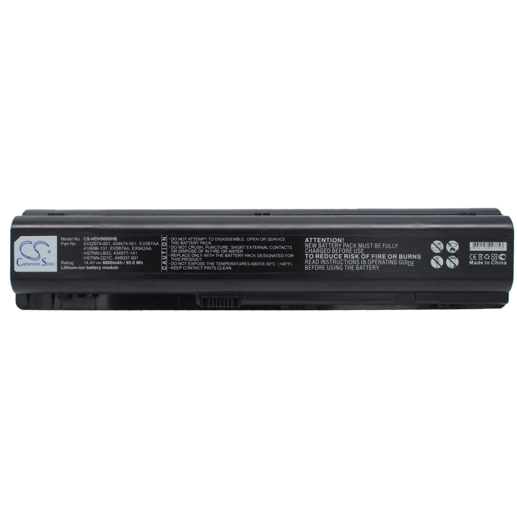 Notebook battery HP Pavilion dv9008NR