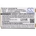Battery Replaces BTY6000Li11