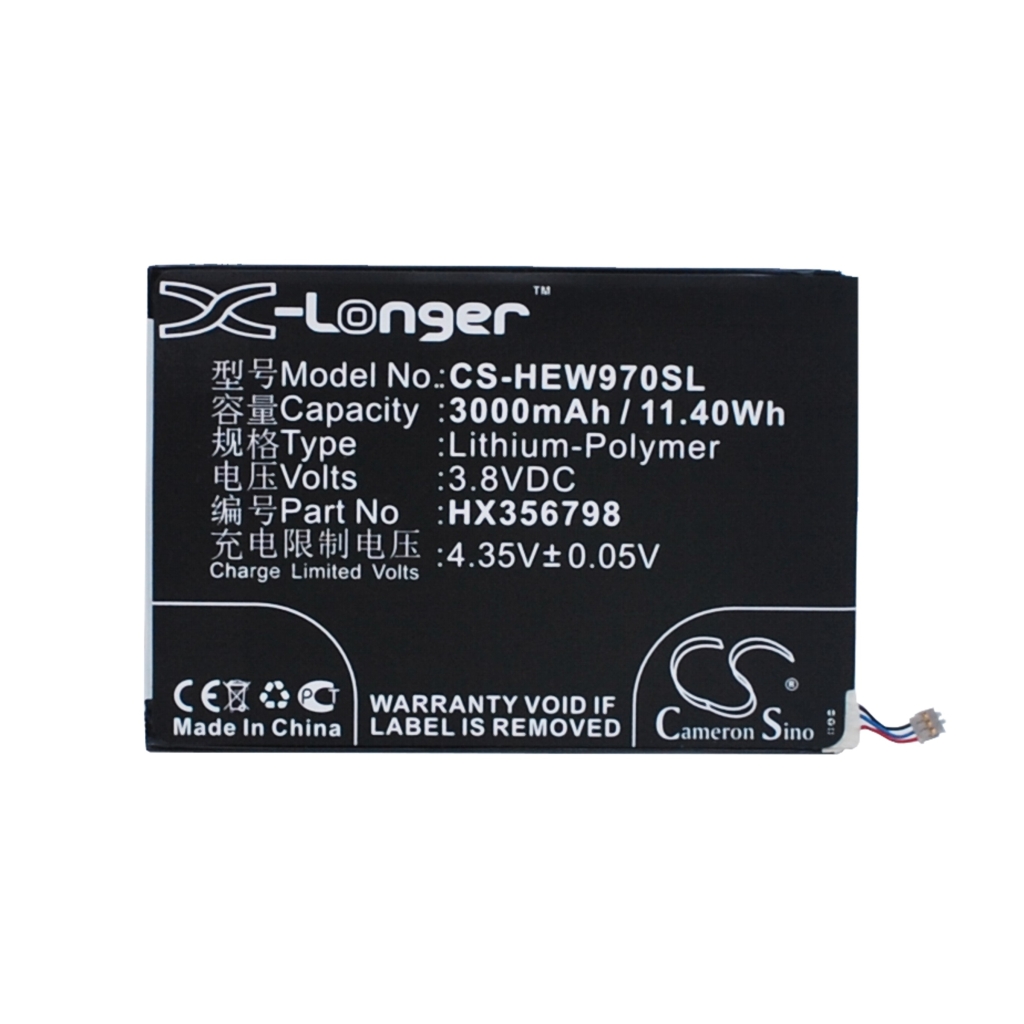 Batteri kompatibel med Haier CS-HEW970SL