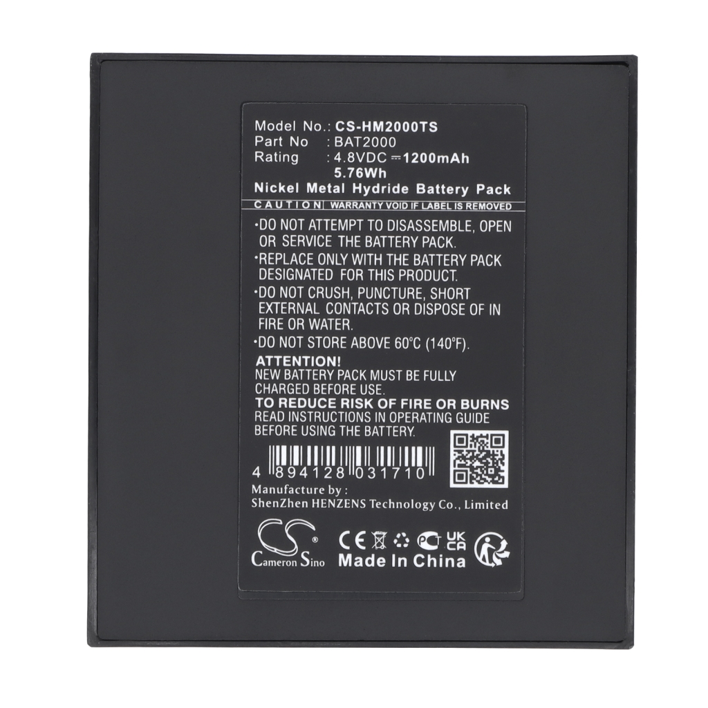 Batteri kompatibel med HME CS-HM2000TS