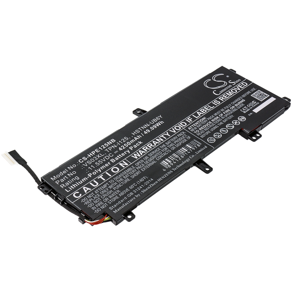 Notebookbatteri HP CS-HPE125NB