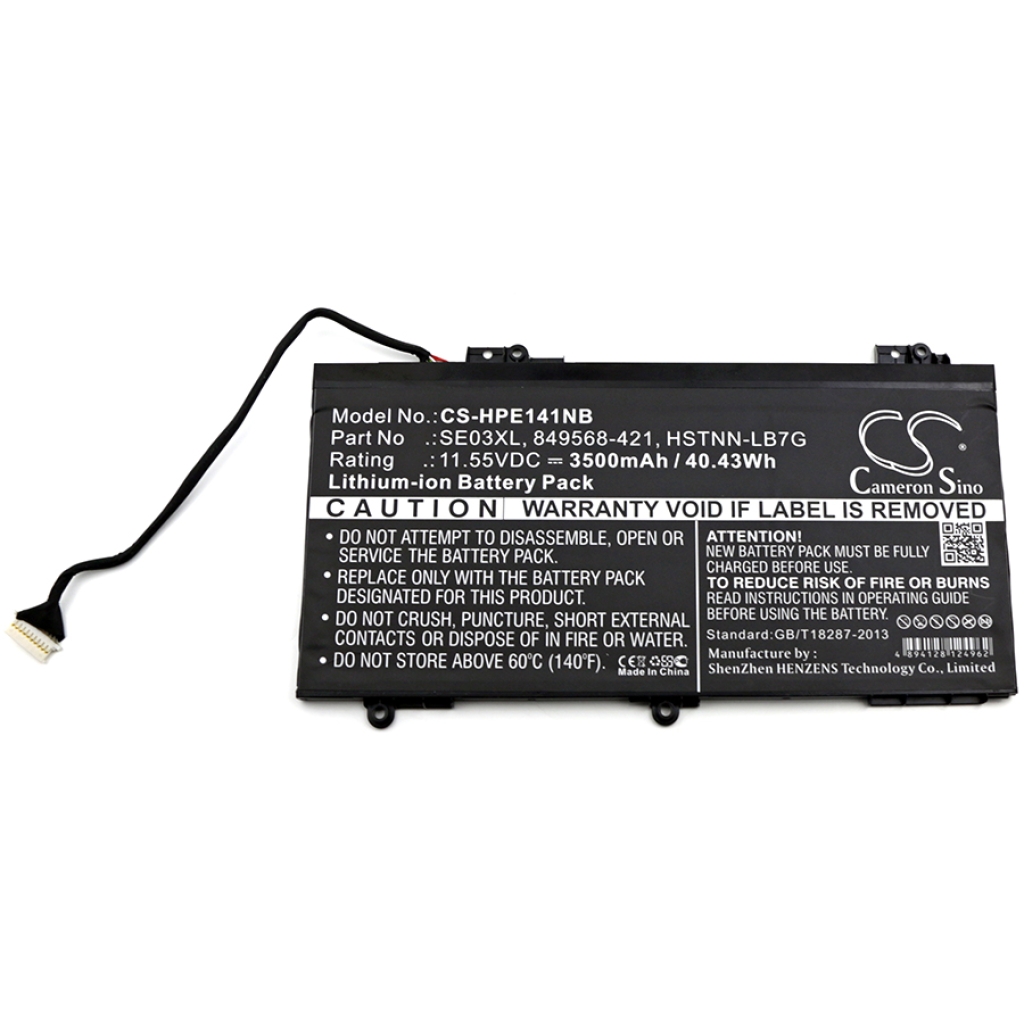 Notebookbatteri HP CS-HPE141NB