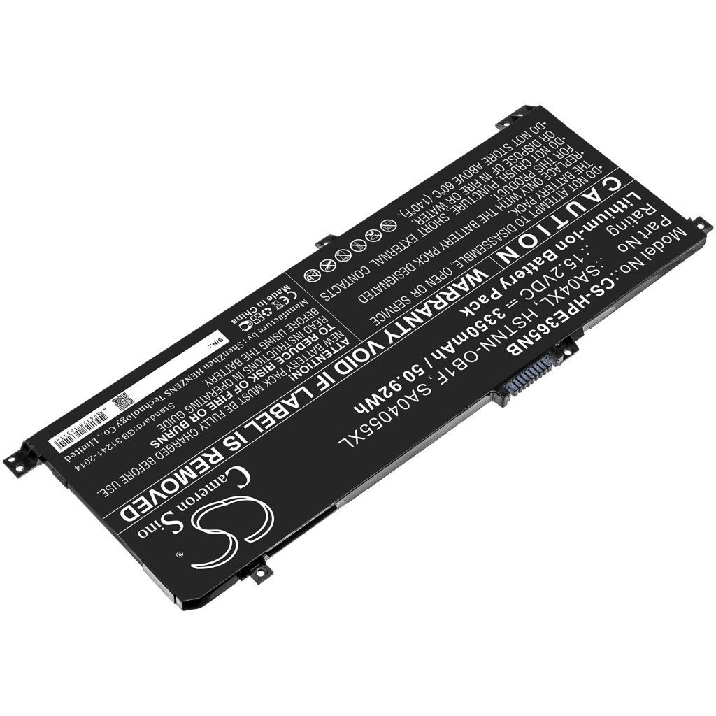 Notebookbatteri HP CS-HPE365NB