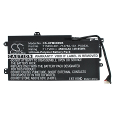 Kompatibel batteriudskiftning til HP 714762-141,714762-171,714762-1C1,714762-241,714762-271...
