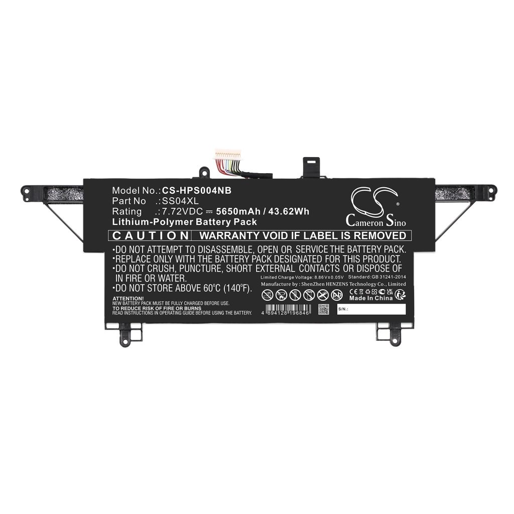 Notebookbatteri HP CS-HPS004NB