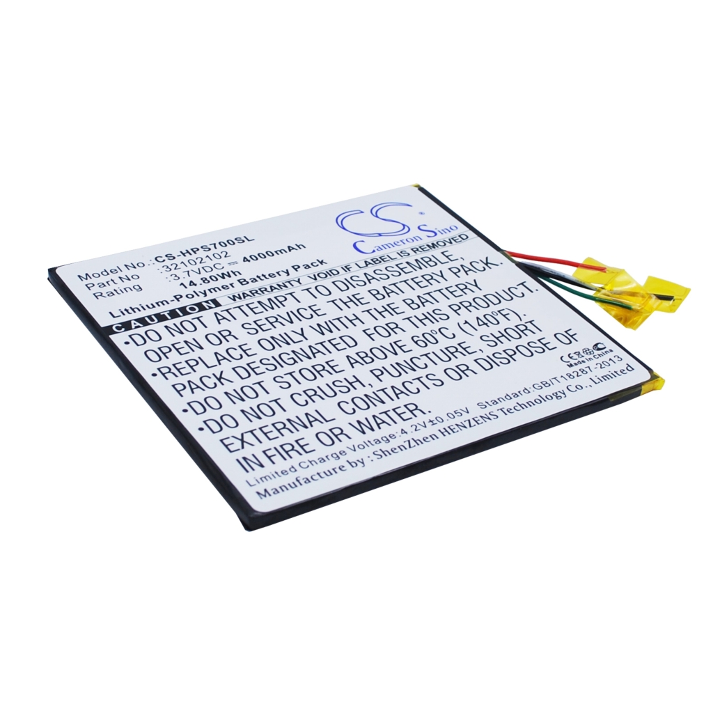 Tabletbatteri HP CS-HPS700SL