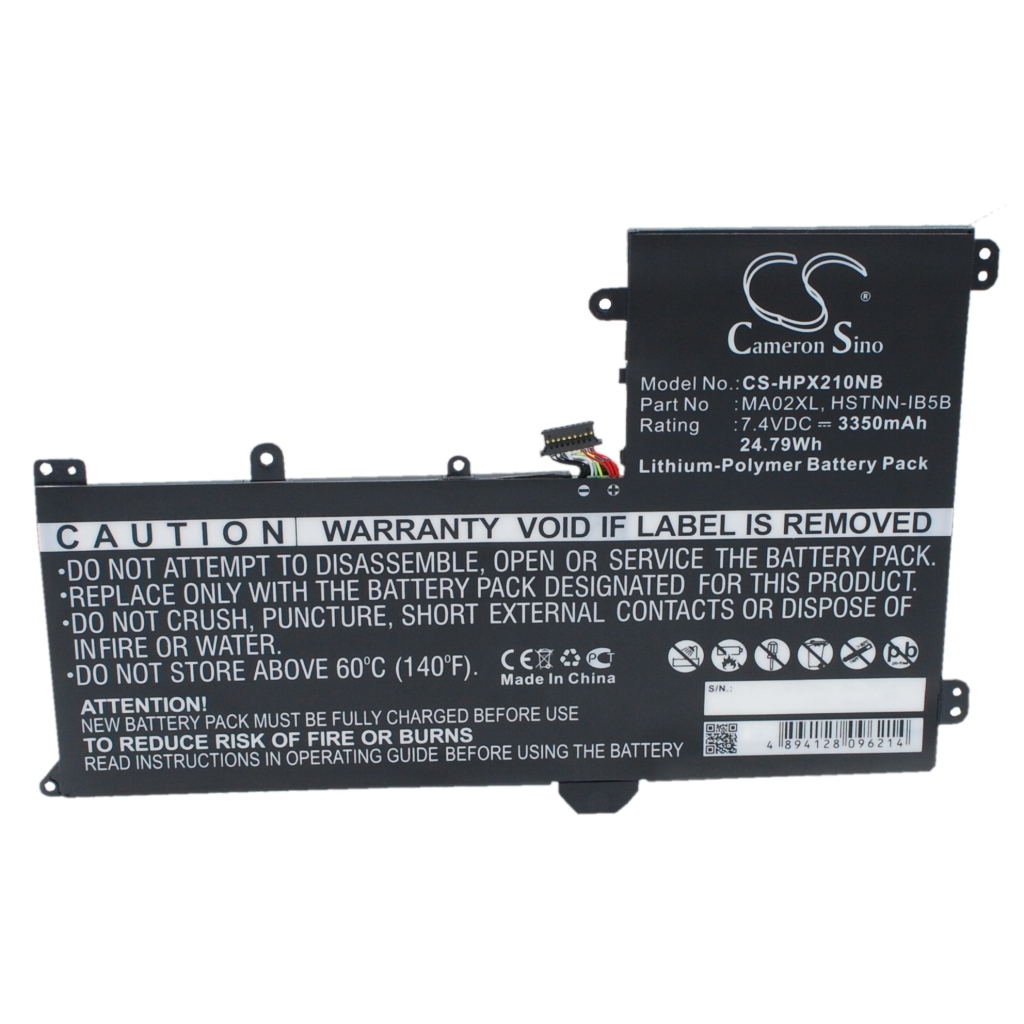 Notebookbatteri HP CS-HPX210NB