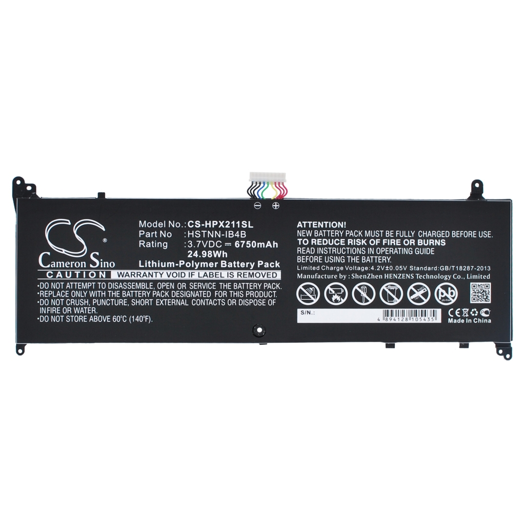 Tabletbatteri HP CS-HPX211SL